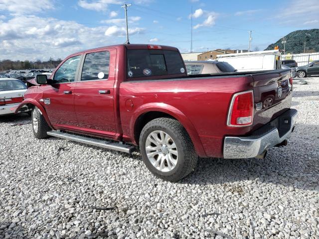 1C6RR7PT6HS846131 - 2017 RAM 1500 LONGHORN RED photo 2