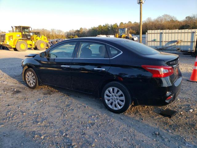 3N1AB7AP1HY374172 - 2017 NISSAN SENTRA S BLACK photo 2