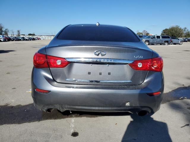 JN1BV7AP0EM686705 - 2014 INFINITI Q50 BASE GRAY photo 6