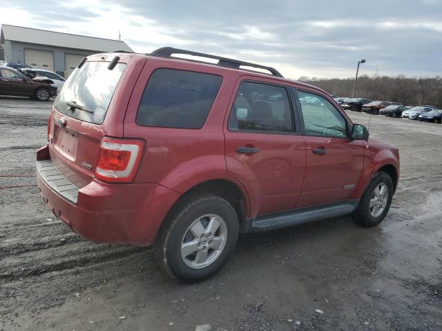 1FMCU93148KB27887 - 2008 FORD ESCAPE XLT RED photo 3