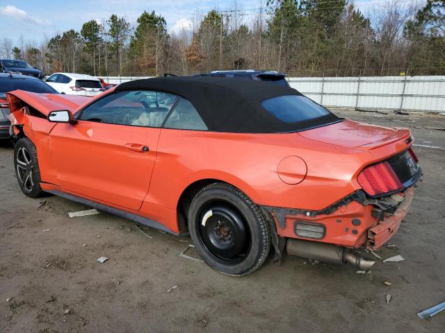 1FATP8EM5F5359249 - 2015 FORD MUSTANG ORANGE photo 2