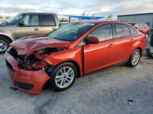 1FADP3F2XJL273296 - 2018 FORD FOCUS SE RED photo 1