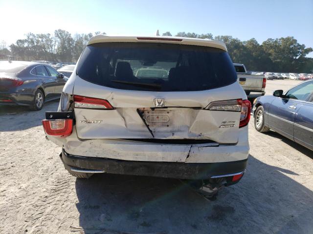 5FNYF6H05KB077332 - 2019 HONDA PILOT ELITE WHITE photo 6