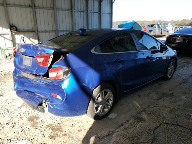 1G1BE5SM1H7253413 - 2017 CHEVROLET CRUZE LT BLUE photo 3