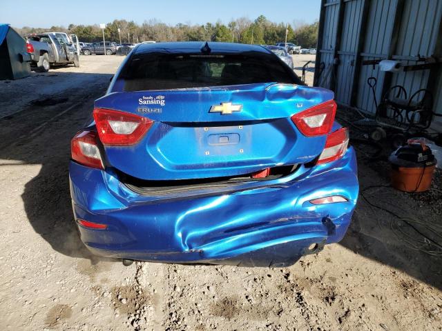 1G1BE5SM1H7253413 - 2017 CHEVROLET CRUZE LT BLUE photo 6