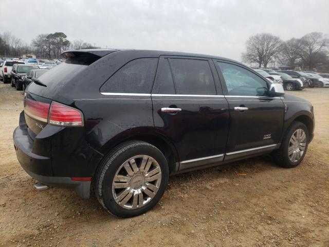 2LMDU68CX8BJ18607 - 2008 LINCOLN MKX BLACK photo 3