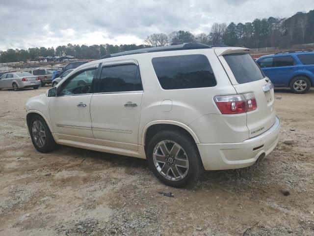 1GKKVTED1CJ232682 - 2012 GMC ACADIA DENALI WHITE photo 2