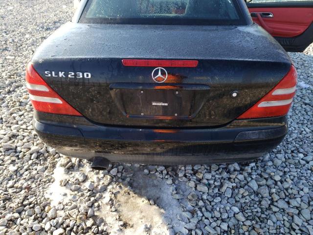 WDBKK47F7YF162266 - 2000 MERCEDES-BENZ SLK 230 KOMPRESSOR BLACK photo 6