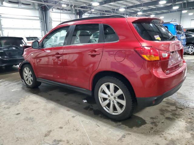 4A4AR4AU5EE014613 - 2014 MITSUBISHI OUTLANDER SE RED photo 2