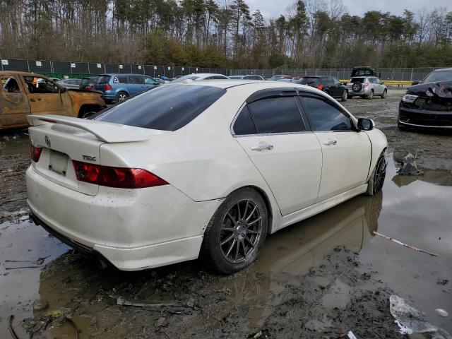 JH4CL968X6C020252 - 2006 ACURA TSX WHITE photo 3