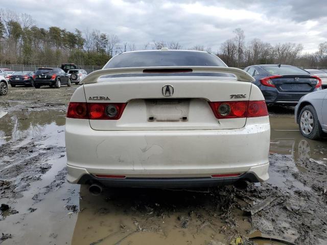 JH4CL968X6C020252 - 2006 ACURA TSX WHITE photo 6