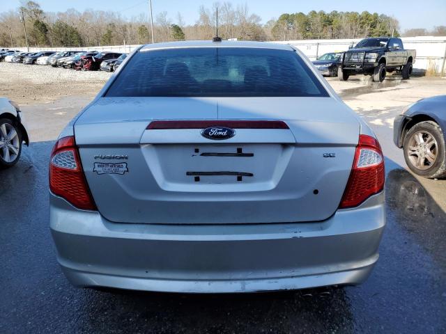 3FAHP0HA7AR235675 - 2010 FORD FUSION SE SILVER photo 6