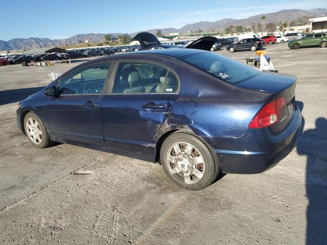 1HGFA165X8L037830 - 2008 HONDA CIVIC LX BLUE photo 2