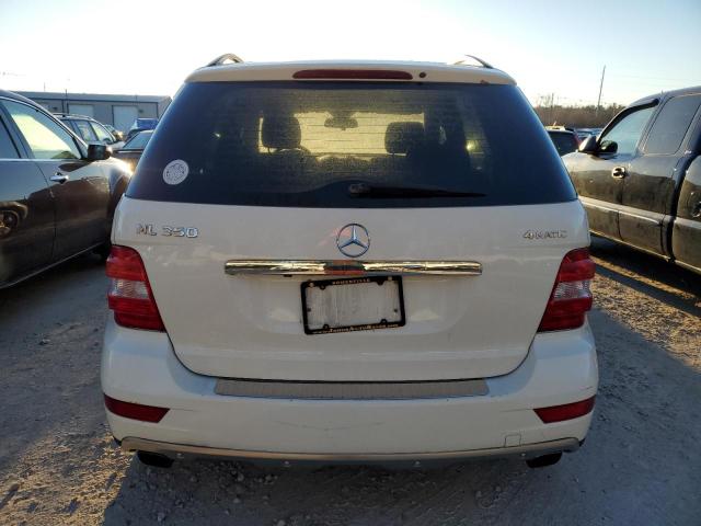 4JGBB8GB1BA671498 - 2011 MERCEDES-BENZ ML 350 4MATIC WHITE photo 6