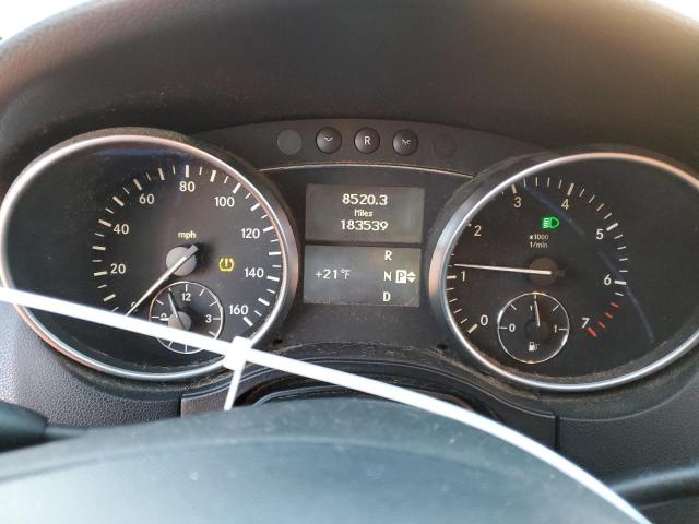 4JGBB8GB1BA671498 - 2011 MERCEDES-BENZ ML 350 4MATIC WHITE photo 9