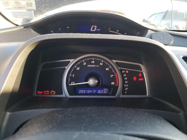 2HGFG1B92AH529584 - 2010 HONDA CIVIC EXL შავი ფოტო 9