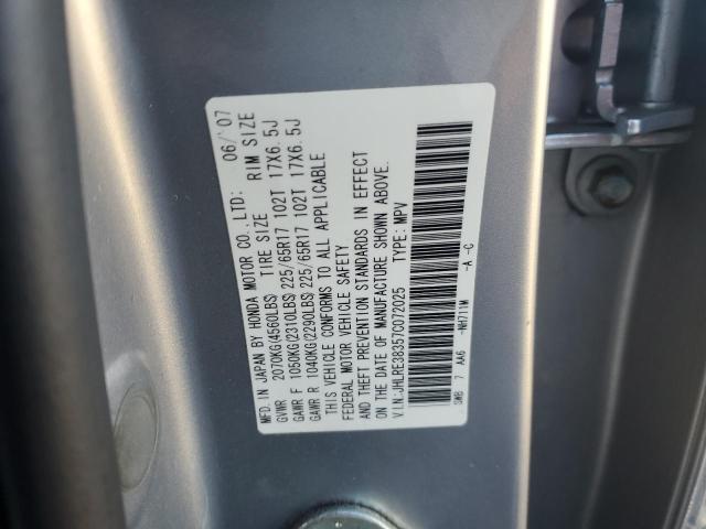 JHLRE38357C072025 - 2007 HONDA CR-V LX SILVER photo 14