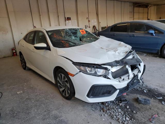 SHHFK7H39KU203385 - 2019 HONDA CIVIC LX WHITE photo 4