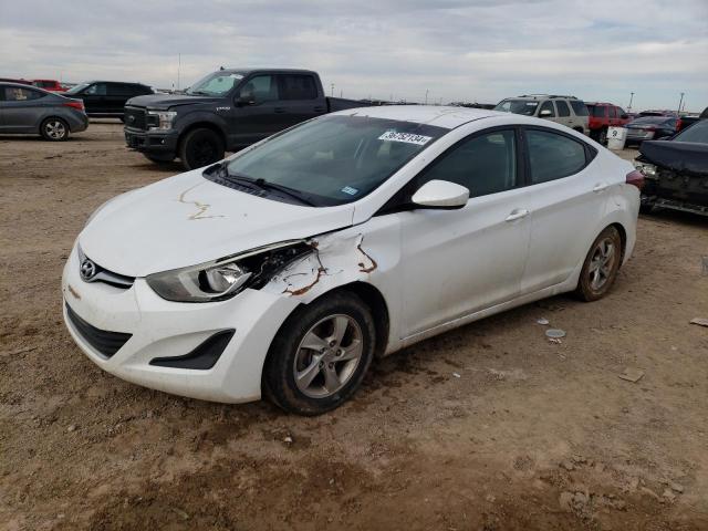 5NPDH4AE8FH555754 - 2015 HYUNDAI ELANTRA SE WHITE photo 1