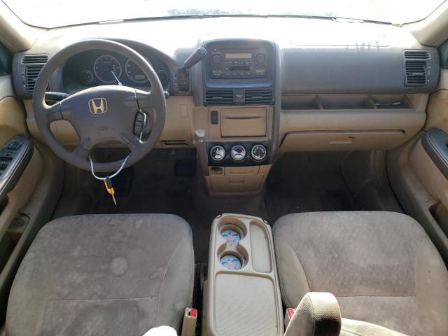 JHLRD68555C015343 - 2005 HONDA CR-V LX TAN photo 8