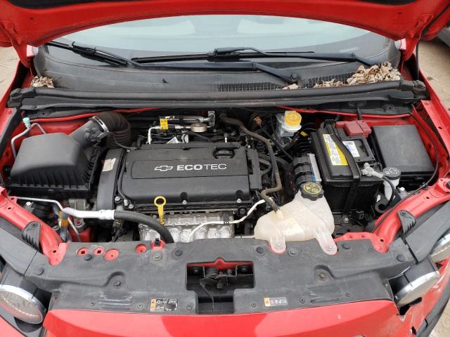1G1JA5SH6E4171930 - 2014 CHEVROLET SONIC LS 红色 照片 11