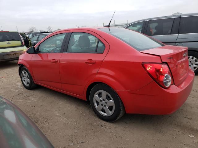 1G1JA5SH6E4171930 - 2014 CHEVROLET SONIC LS 红色 照片 2