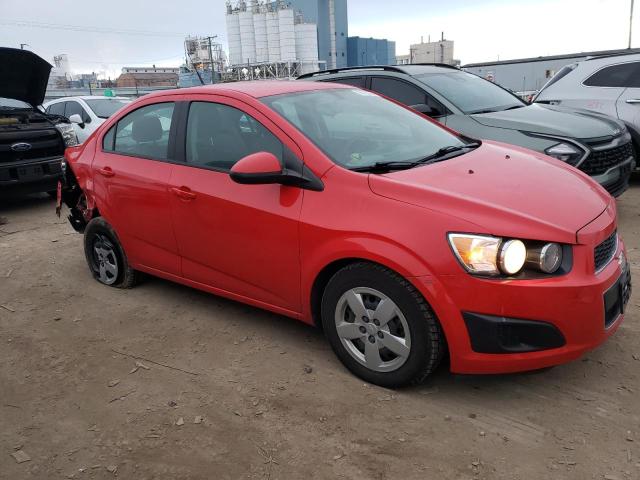 1G1JA5SH6E4171930 - 2014 CHEVROLET SONIC LS 红色 照片 4
