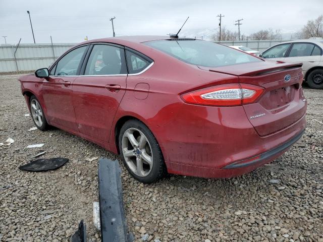 3FA6P0HD0GR361418 - 2016 FORD FUSION SE RED photo 2