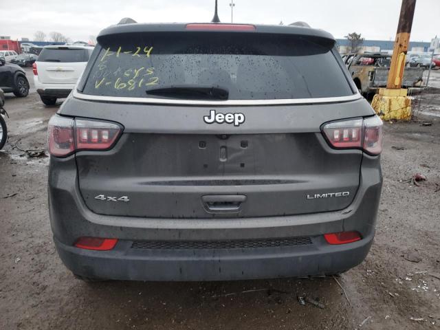 3C4NJDCB2JT336812 - 2018 JEEP COMPASS LIMITED GRAY photo 6