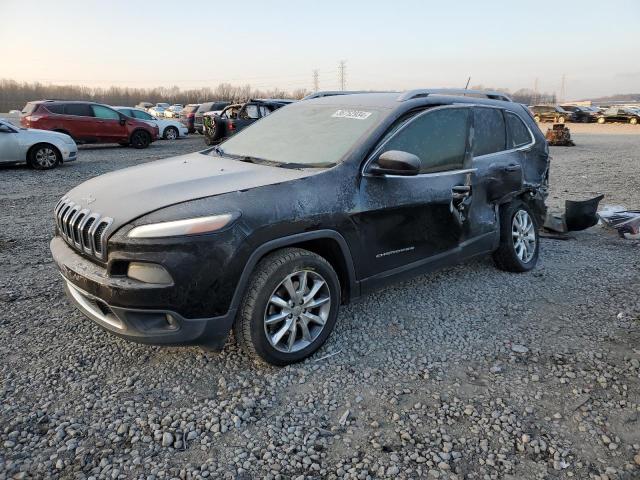 1C4PJLDS8EW114857 - 2014 JEEP CHEROKEE LIMITED BLACK photo 1