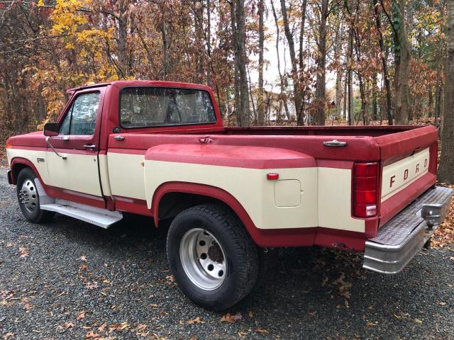 1FTJF3518DPB13262 - 1983 FORD F350 RED photo 3