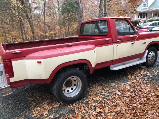 1FTJF3518DPB13262 - 1983 FORD F350 RED photo 4