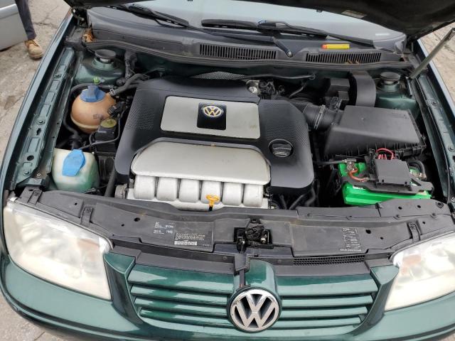 3VWTH69M22M139221 - 2002 VOLKSWAGEN JETTA GLX GREEN photo 11