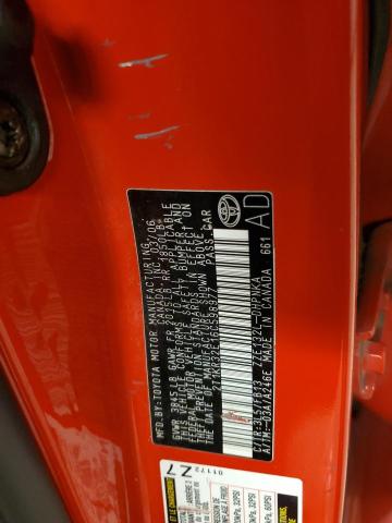 2T1KR32E16C598977 - 2006 TOYOTA COROLLA MA XR RED photo 12