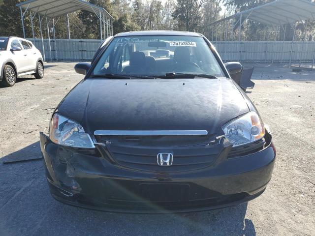 2HGES26732H588931 - 2002 HONDA CIVIC EX BLACK photo 5