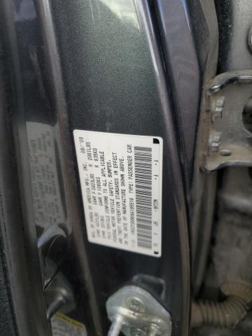 1HGCP26869A195516 - 2009 HONDA ACCORD EXL GRAY photo 12