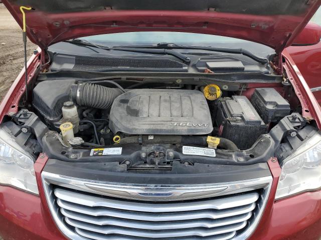 2C4RC1BG6FR626987 - 2015 CHRYSLER TOWN & COU TOURING RED photo 12