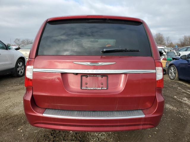 2C4RC1BG6FR626987 - 2015 CHRYSLER TOWN & COU TOURING RED photo 6