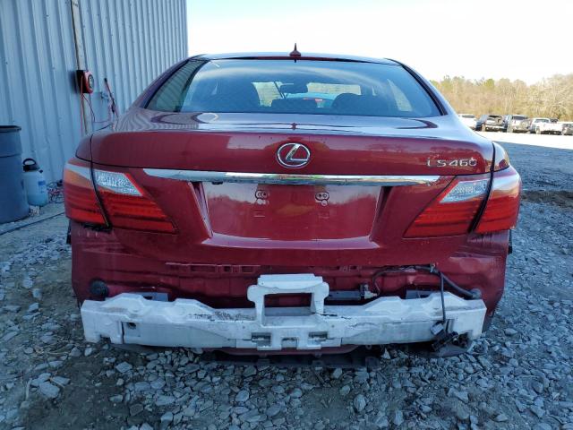 JTHBL5EF9B5107787 - 2011 LEXUS LS 460 BURGUNDY photo 6