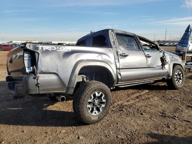 3TYCZ5AN0NT094707 - 2022 TOYOTA TACOMA DOUBLE CAB GRAY photo 3