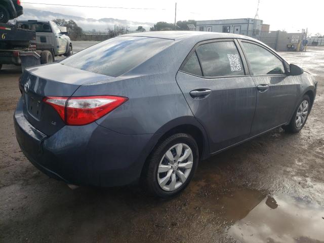 5YFBURHE2GP526180 - 2016 TOYOTA COROLLA L GRAY photo 3