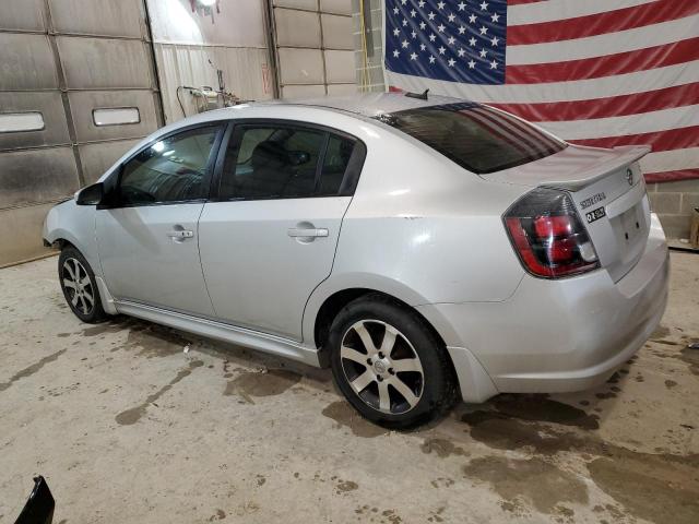 3N1AB6AP5CL754924 - 2012 NISSAN SENTRA 2.0 GRAY photo 2