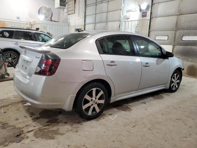 3N1AB6AP5CL754924 - 2012 NISSAN SENTRA 2.0 GRAY photo 3