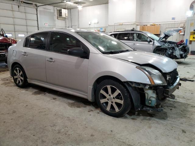 3N1AB6AP5CL754924 - 2012 NISSAN SENTRA 2.0 GRAY photo 4