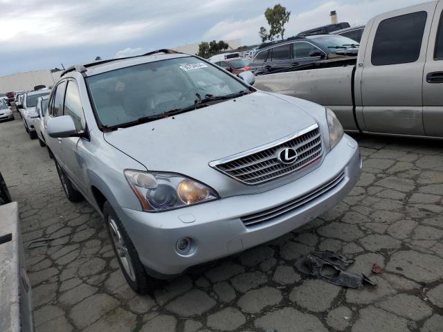 JTJHW31U082851586 - 2008 LEXUS RX 400H SILVER photo 4