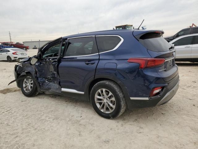 5NMS23AD6KH088724 - 2019 HYUNDAI SANTA FE SE BLUE photo 2