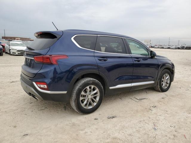 5NMS23AD6KH088724 - 2019 HYUNDAI SANTA FE SE BLUE photo 3