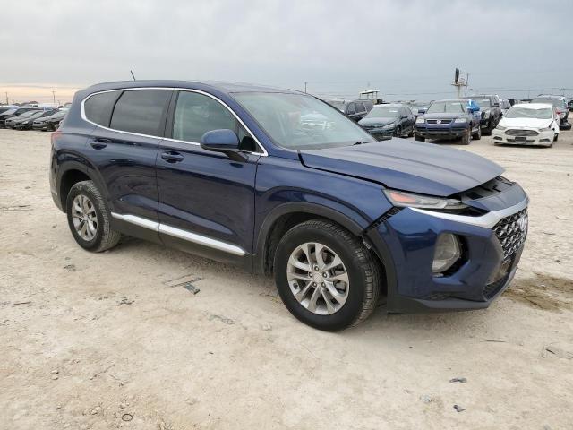 5NMS23AD6KH088724 - 2019 HYUNDAI SANTA FE SE BLUE photo 4