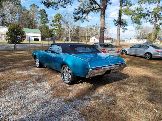 336678M226954 - 1968 OLDSMOBILE CUTLS CONV TURQUOISE photo 3