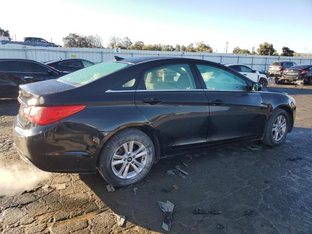 5NPEB4AC7DH724082 - 2013 HYUNDAI SONATA GLS BLACK photo 3